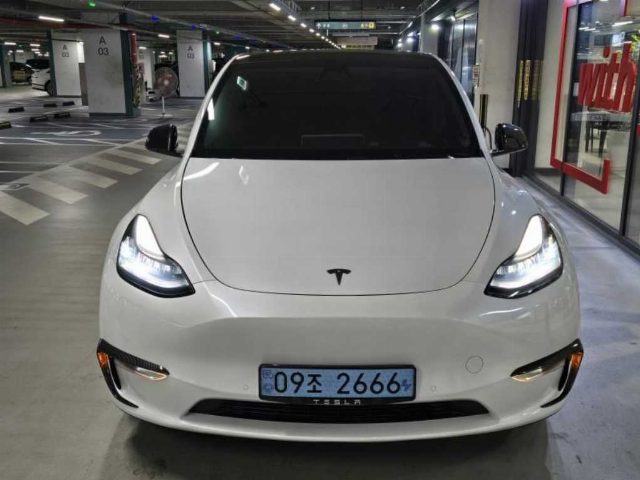테슬라 모델 Y 롱 레인지 2021년 8월 중고차 사진 2