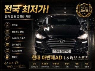 현대 아반떼 AD