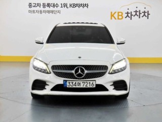 수원 중고차 벤츠 C클래스 W205 C200 AMG LINE 2021.07식 33,755km