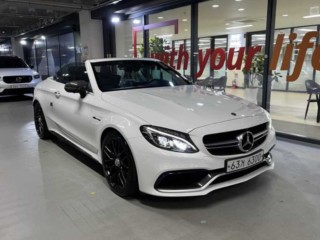 수원 중고차 벤츠 C클래스 W205 C63 AMG 카브레올레 2017.08식 106,948km